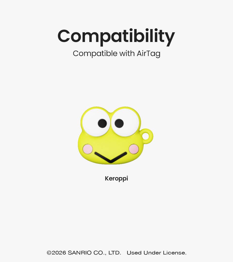 Compatibility  
Compatible with AirTag  

Keroppi  

©2026 SANRIO CO., LTD. Used Under License.