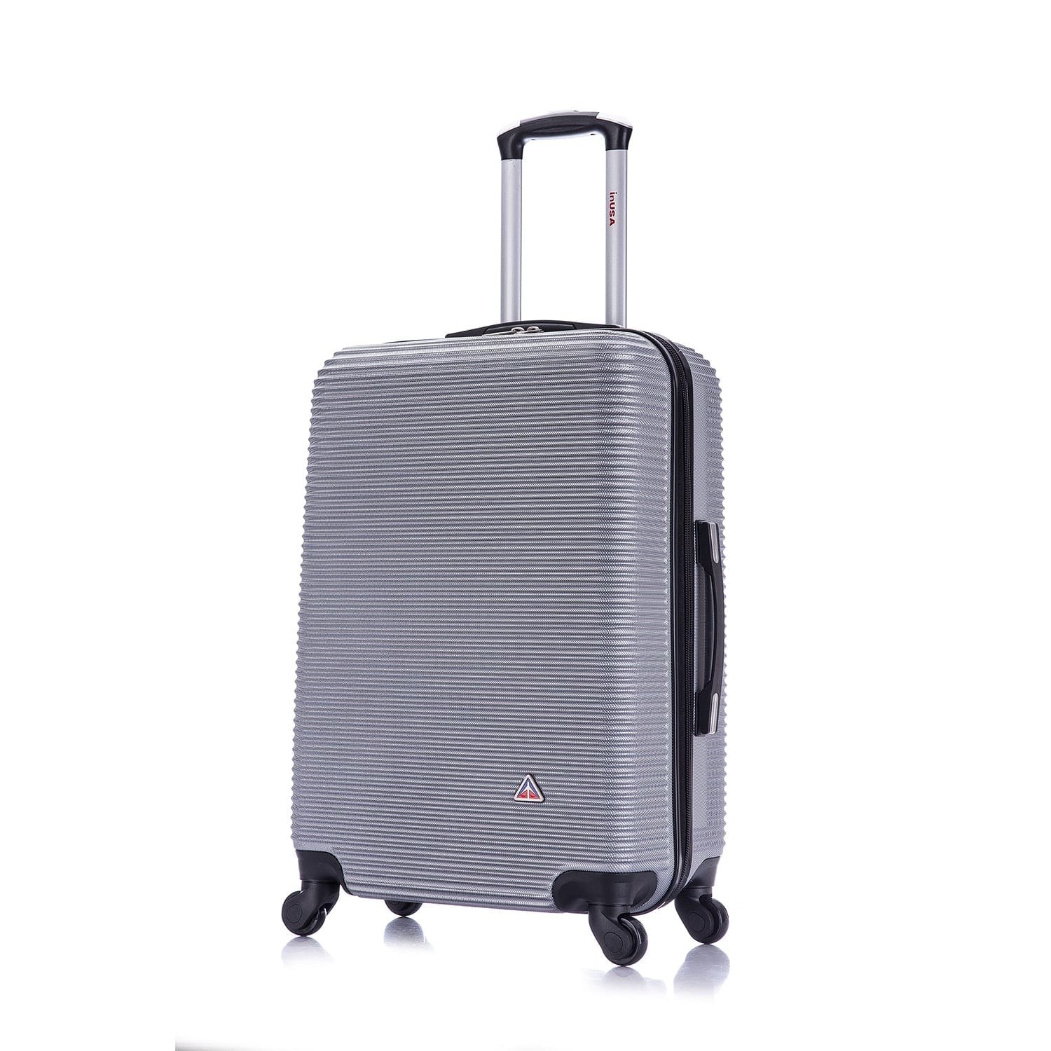 InUSA - Royal lightweight hardside Spinner Luggage 24" - Silver