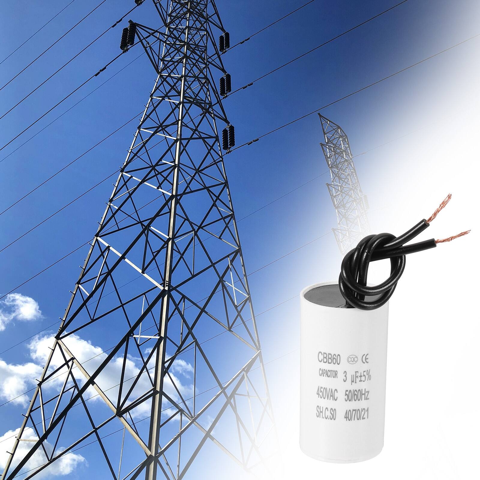 CBB60  
CE  
CAPACITOR 3 µF±5%  
450VAC 50/60Hz  
SH.C.SO  
40/70/21