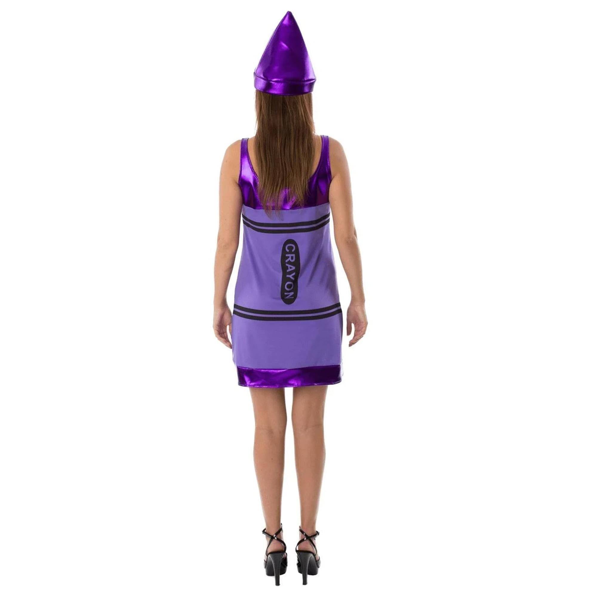 Alt View 10. Angels Costumes - Women's Purple Crayon Costume Dress - Medium - Purple.