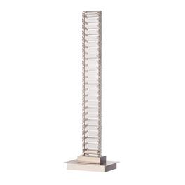 Manhattan Lane - Lizy 24 Inch Table Lamp with Crystal, LED Metal Frame, Finish - Nickel
