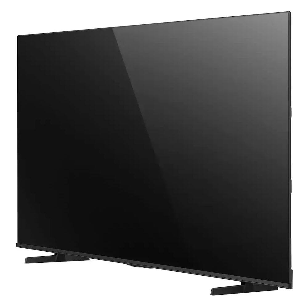 Angle. Hisense - 75" Class QD6 Series QLED 4K UHD HDR Smart Fire TV (2025) - Black.