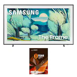 Samsung - QN65LS03FAFXZA 65 Inch The Frame QLED 4K Art Mode Vision AI Smart TV with 2 Year Amber Protection Plan (2025)