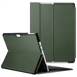 Kitcheniva - Slim Portfolio Case for Microsoft Surface Pro 11/10/9 Protective Cover 13 Inch Alphine Green - Alpine Green