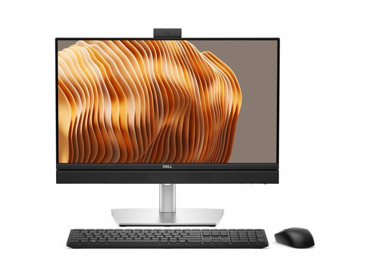 Alt View 1. Dell - Dell Pro QB24250 23.8" Full HD Touchscreen All-In-One - Intel Core Ultra 7 - 16GB - 512GB SSD - Silver - Windows 11 Pro - Silver.
