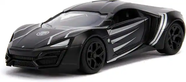Front. Jada Toys - Jada Toys - 1:32 Diecast Lykan Hypersport (Black Panther Theme) - Collectibles - Multicolor.