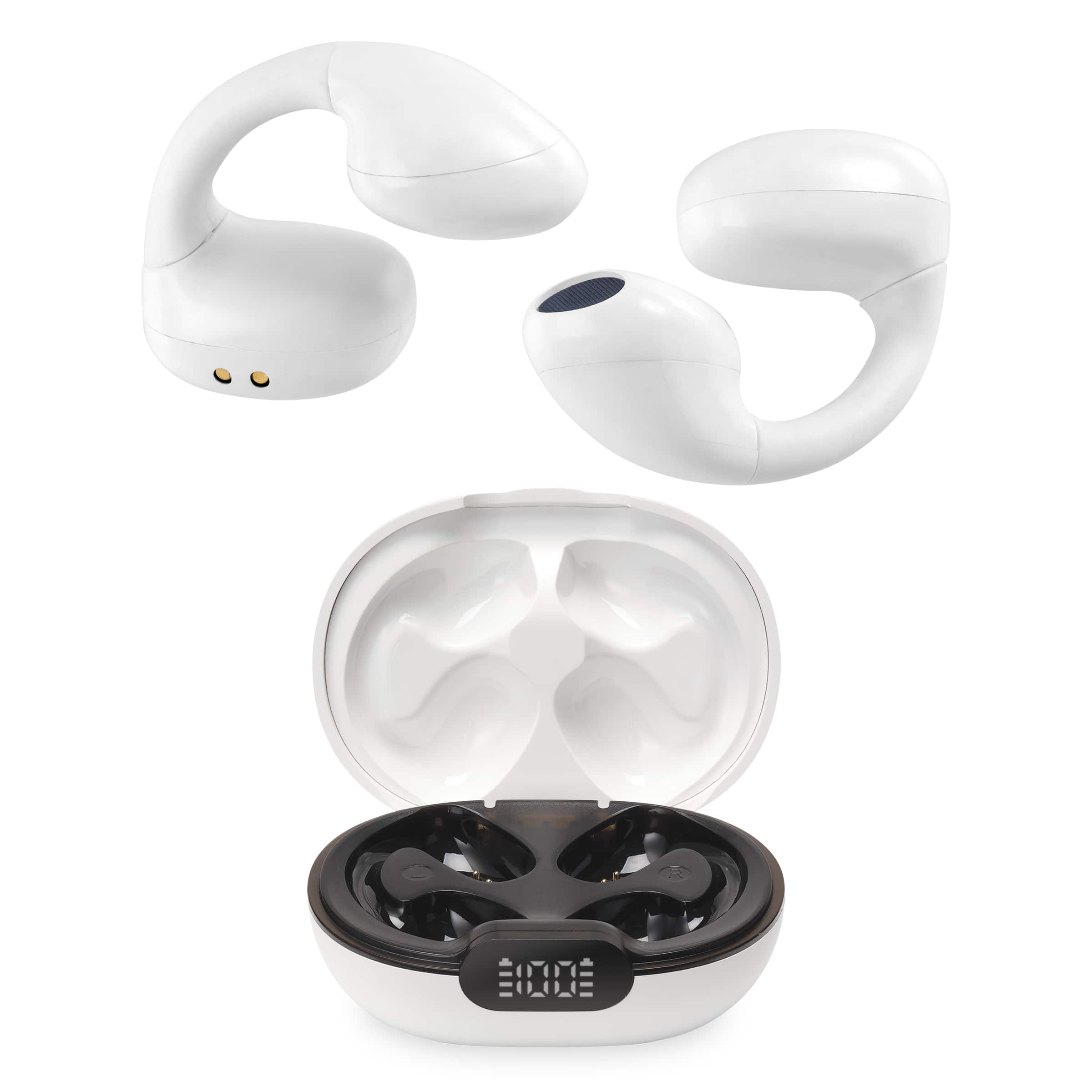 iLive - Clear Truly Wireless Open Ear Clip Earbuds, IAEBTO25W