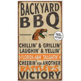 Jardine - Florida A&M Rattlers 11'' x 20'' Indoor/Outdoor BBQ Sign - Green