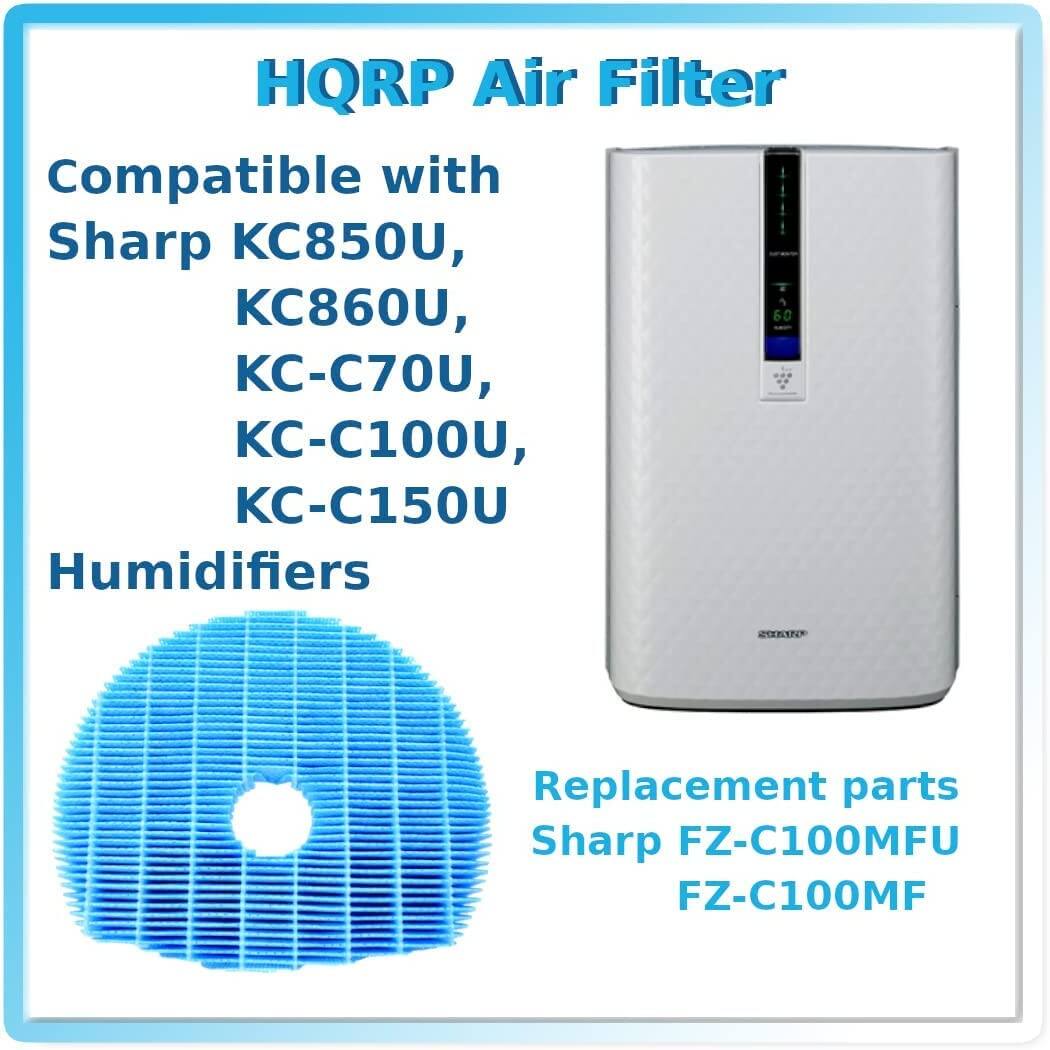 HQRP Air Filter

Compatible with Sharp KC850U, KC860U, KC-C70U, KC-C100U, KC-C150U Humidifiers

Replacement parts Sharp FZ-C100MFU FZ-C100MF