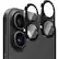Angle. SaharaCase - Ultra-Strong Camera Lens Protector for Apple iPhone 16 and 16 Plus (2-Pack) - Black.