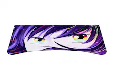 Front. Arozzi - Arozzi Full-Surface, Interchangeable, Water-Resistant, and Washable Mouse Pad with Stitched Edges - D024 ( Anime Girl ) - Purple.