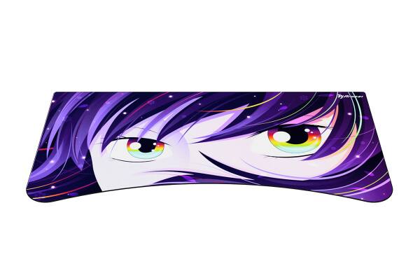 Front. Arozzi - Arozzi Full-Surface, Interchangeable, Water-Resistant, and Washable Mouse Pad with Stitched Edges - D024 ( Anime Girl ) - Purple.