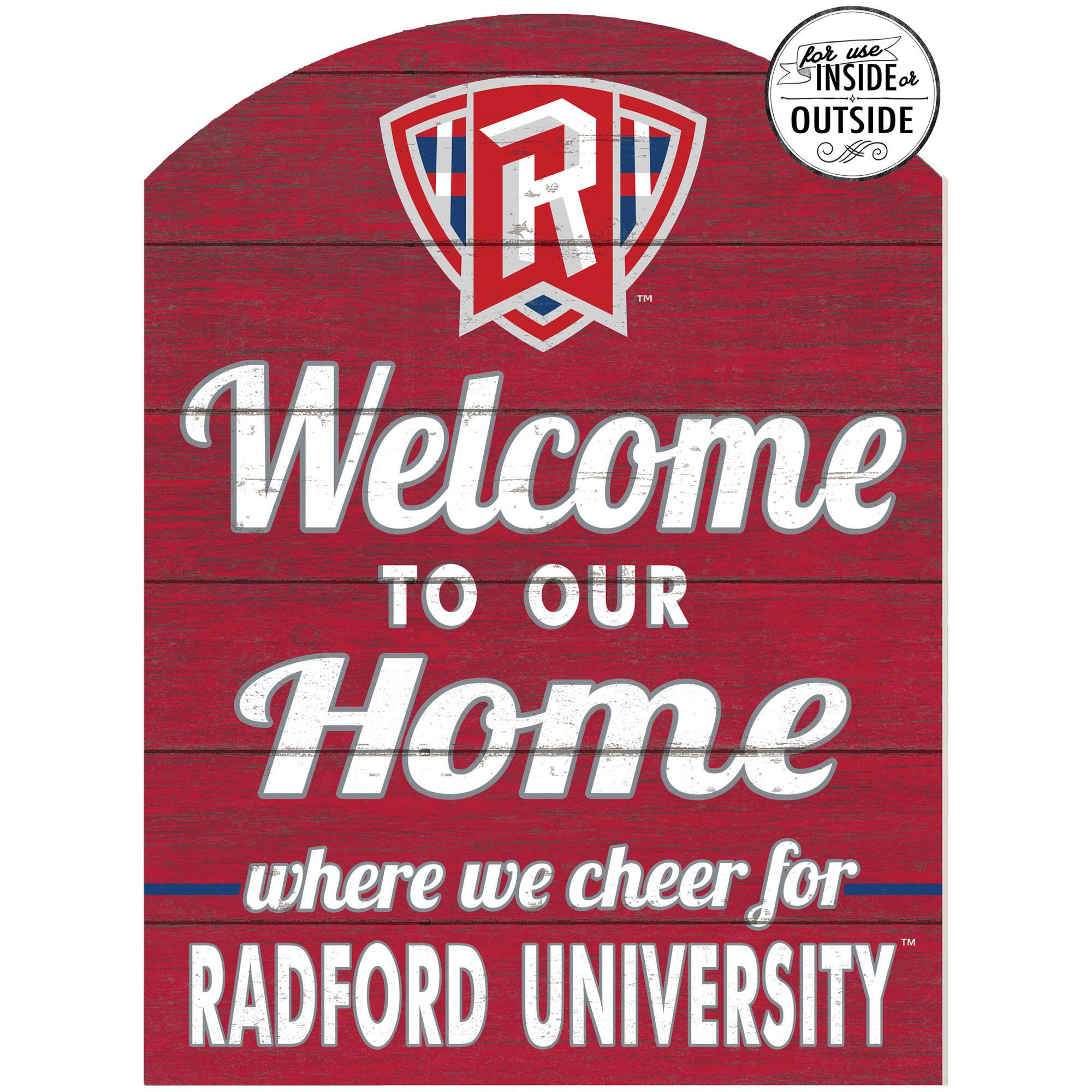 Jardine - Radford Highlanders 16'' x 22'' Indoor/Outdoor Marquee Sign - Red