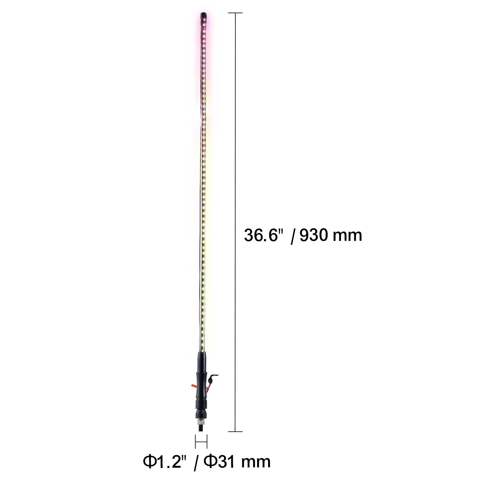 36.6" / 930 mm

Φ1.2" / Φ31 mm