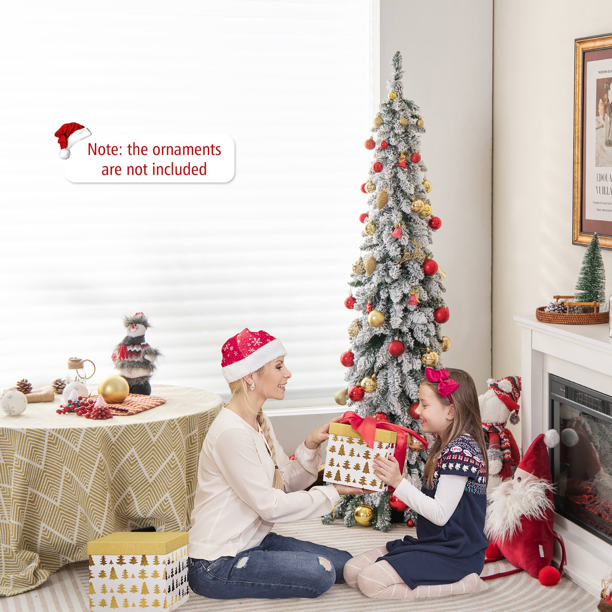 Note: the ornaments are not included