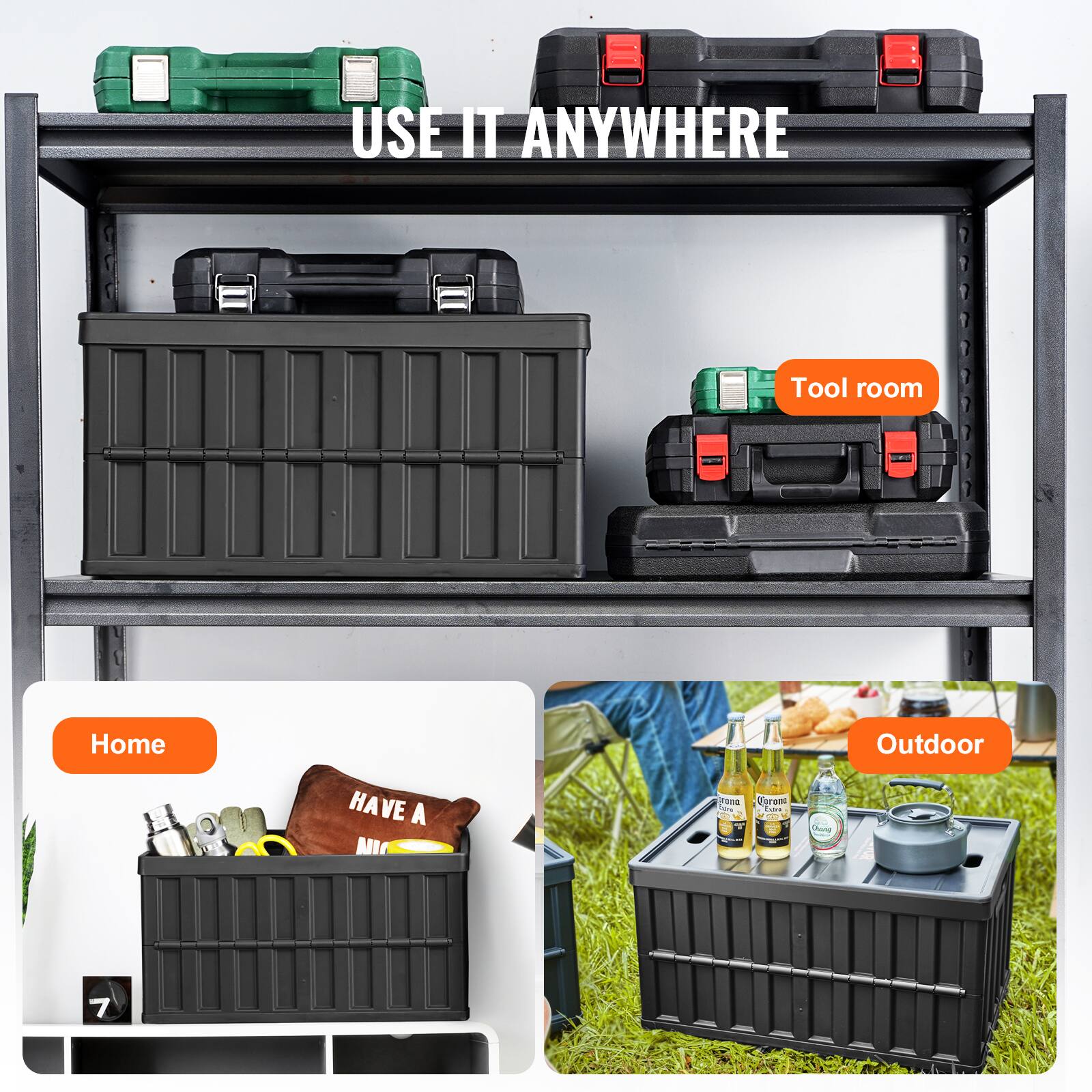 USE IT ANYWHERE

Tool room - Home - Outdoor

HAVE A NICE DAY

7