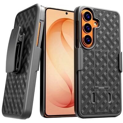 RomeTech Rome Tech for Samsung Galaxy S26 Plus (2026) Holster Case with Belt Clip & Kickstand Rugged Combo Protection Black - Best Buy RomeTech Rome Tech for Samsung Galaxy S26 Plus (2026) Holster Case with Belt Clip & Kickstand Rugged Combo Protection Black - Best Buy