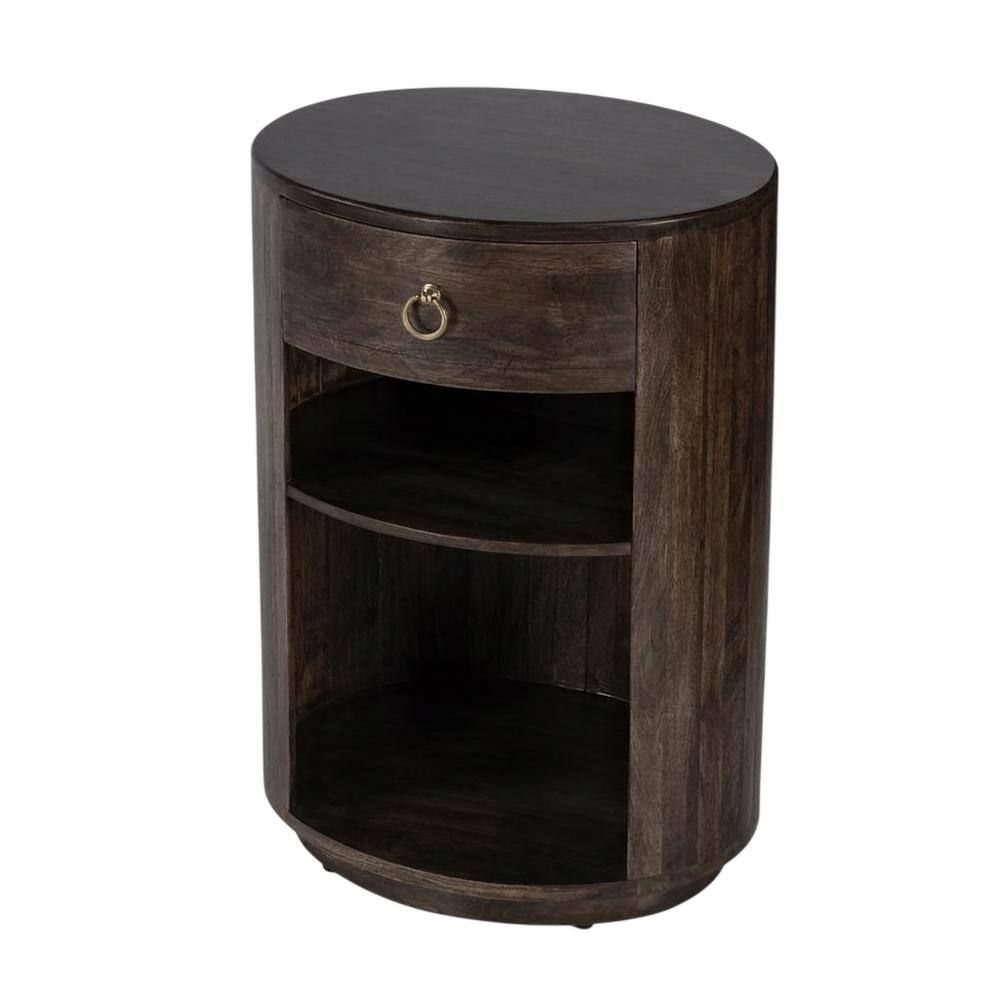 Butler Specialty - Carnolitta One Drawer End Table - Dark Brown