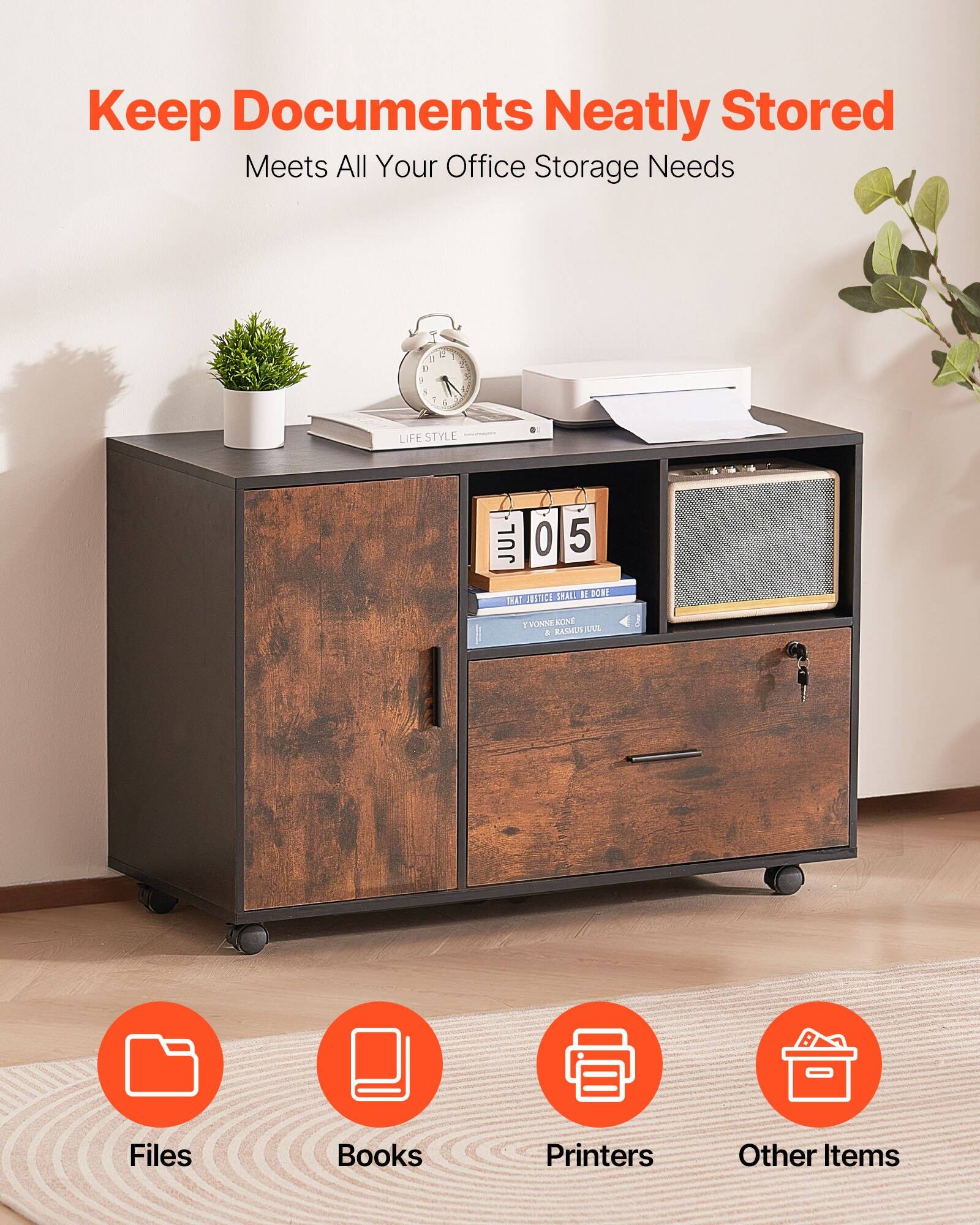 Keep Documents Neatly Stored  
Meets All Your Office Storage Needs  

Files  
Books  
Printers  
Other Items