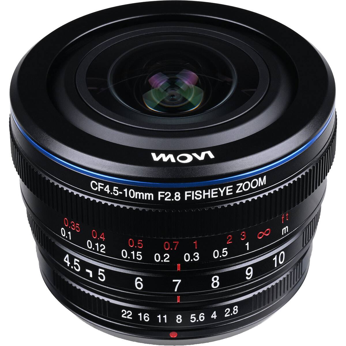 NONN CF4.5-10mm F2.8 FISHEYE ZOOM  
0.35 ft  
0.1  
0.4  
0.5  
0.7  
1  
2  
3  
∞  
m  
0.12  
0.15  
0.2  
0.3  
0.5  
10  
4.5  
5  
6  
7  
8  
9  
22  
16  
11  
8  
5.6  
4  
2.8