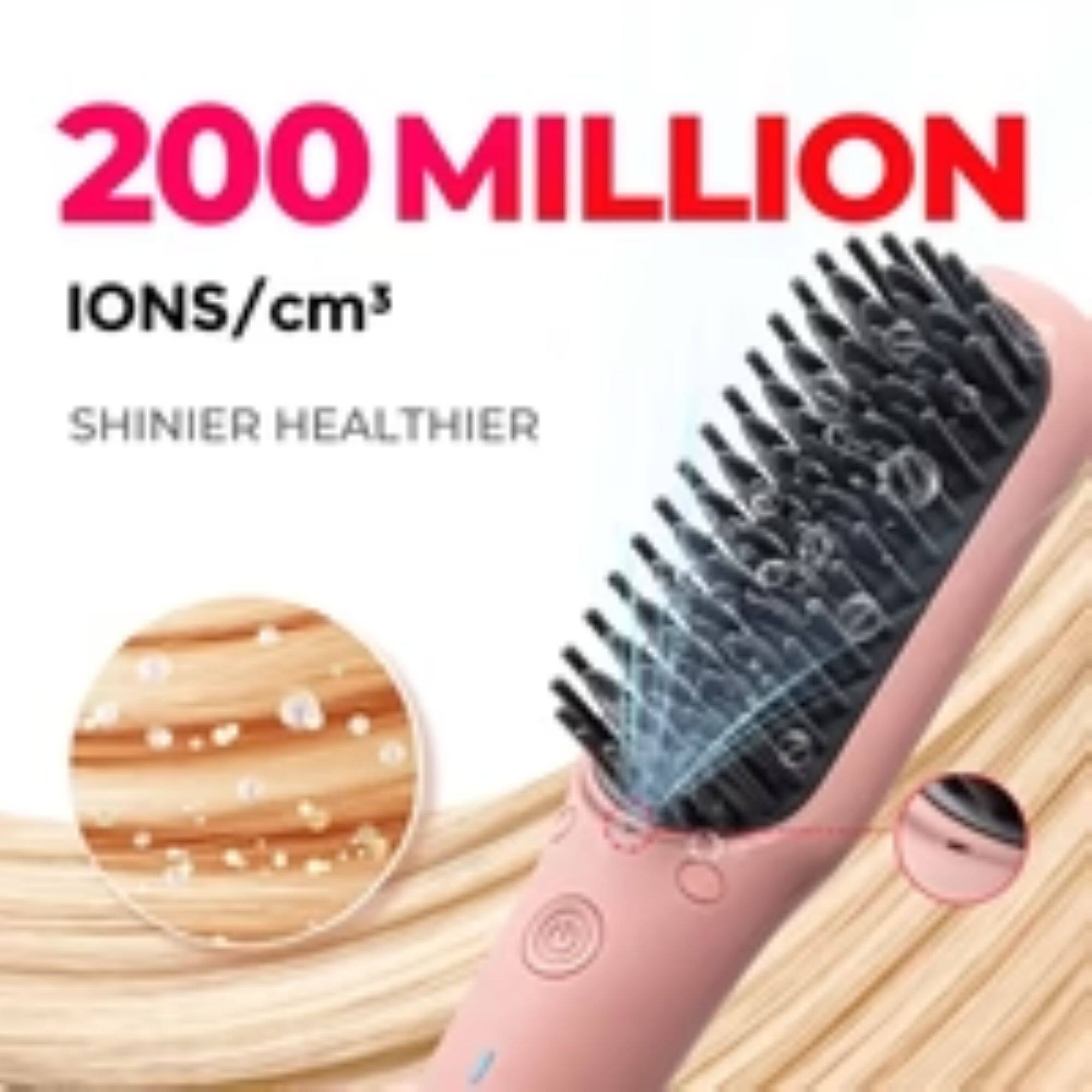 200 MILLION IONS/cm³  
SHINIER HEALTHIER