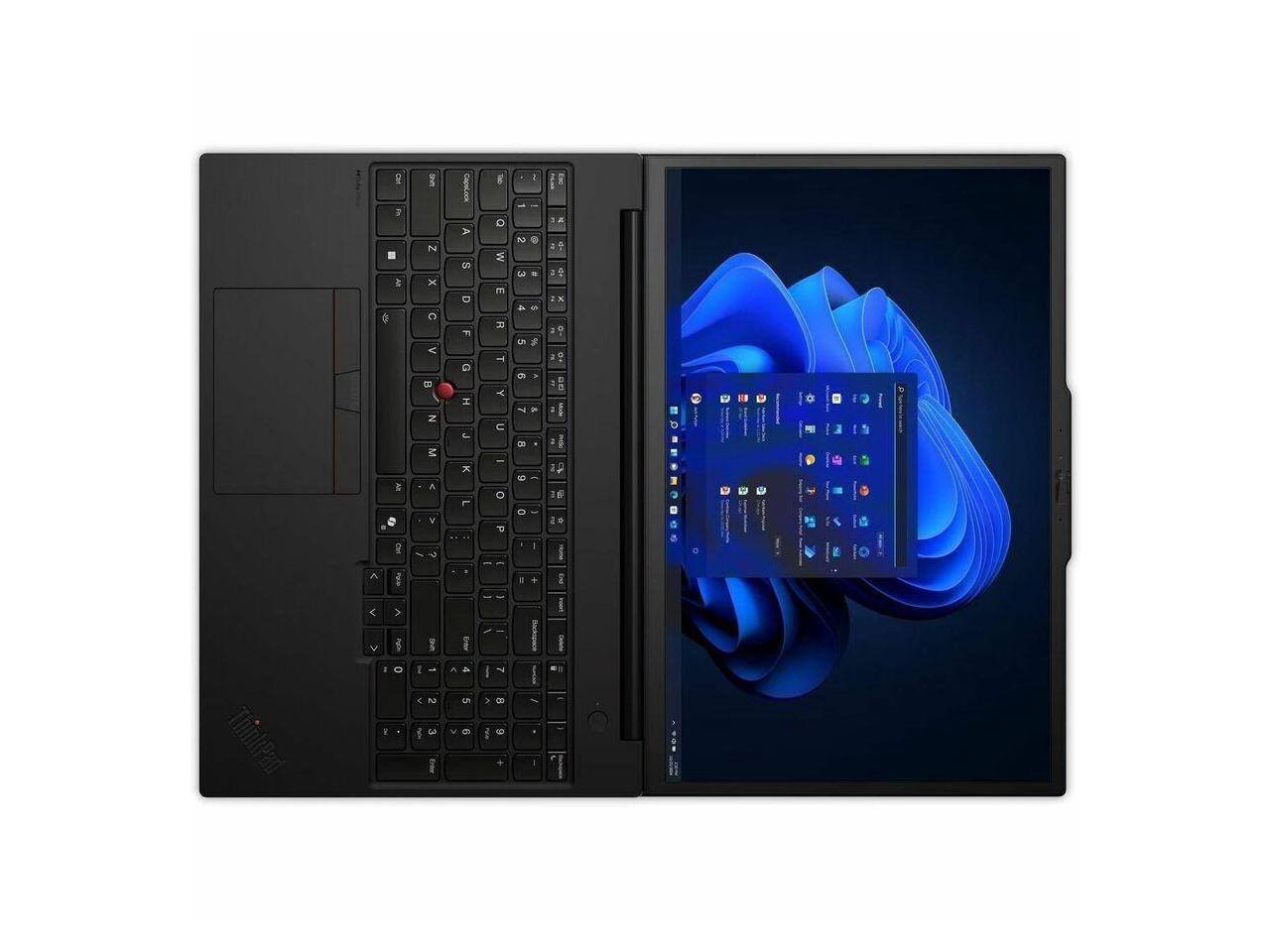 Alt View 3. Lenovo - Lenovo ThinkPad P16s Gen 4 16" Touch - Intel Core Ultra 7 - 64 GB - 2 TB SSD - Windows 11 Pro - RTX Pro 500 - Wi-Fi 7 - Black.