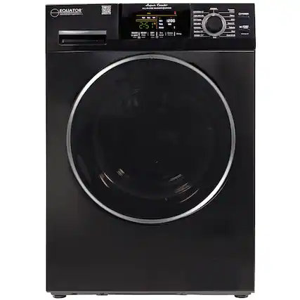 EQUATOR
ADVANCED TECHNOLOGY
ALL-IN-ONE WASHER & DRYER
2:5
WASH
WASH ONLY
DRY ONLY
DRY
DRY ONLY
WASH & DRY
NORMAL
PERMANENT
DELICATE
SPECIAL
AIR FLUFF
WATER HEAT
WATER LEVEL
DELAY START
ADD DETERGENT
START/PAUSE
12:00
POWER
START