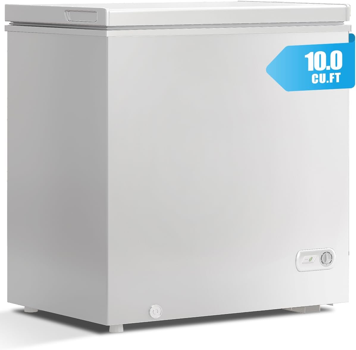 Circus Cirle - 10 cubic feet, with 7-level adjustable temperature and removable storage basket - White