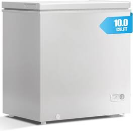 Circus Cirle - 10 cubic feet, with 7-level adjustable temperature and removable storage basket - White