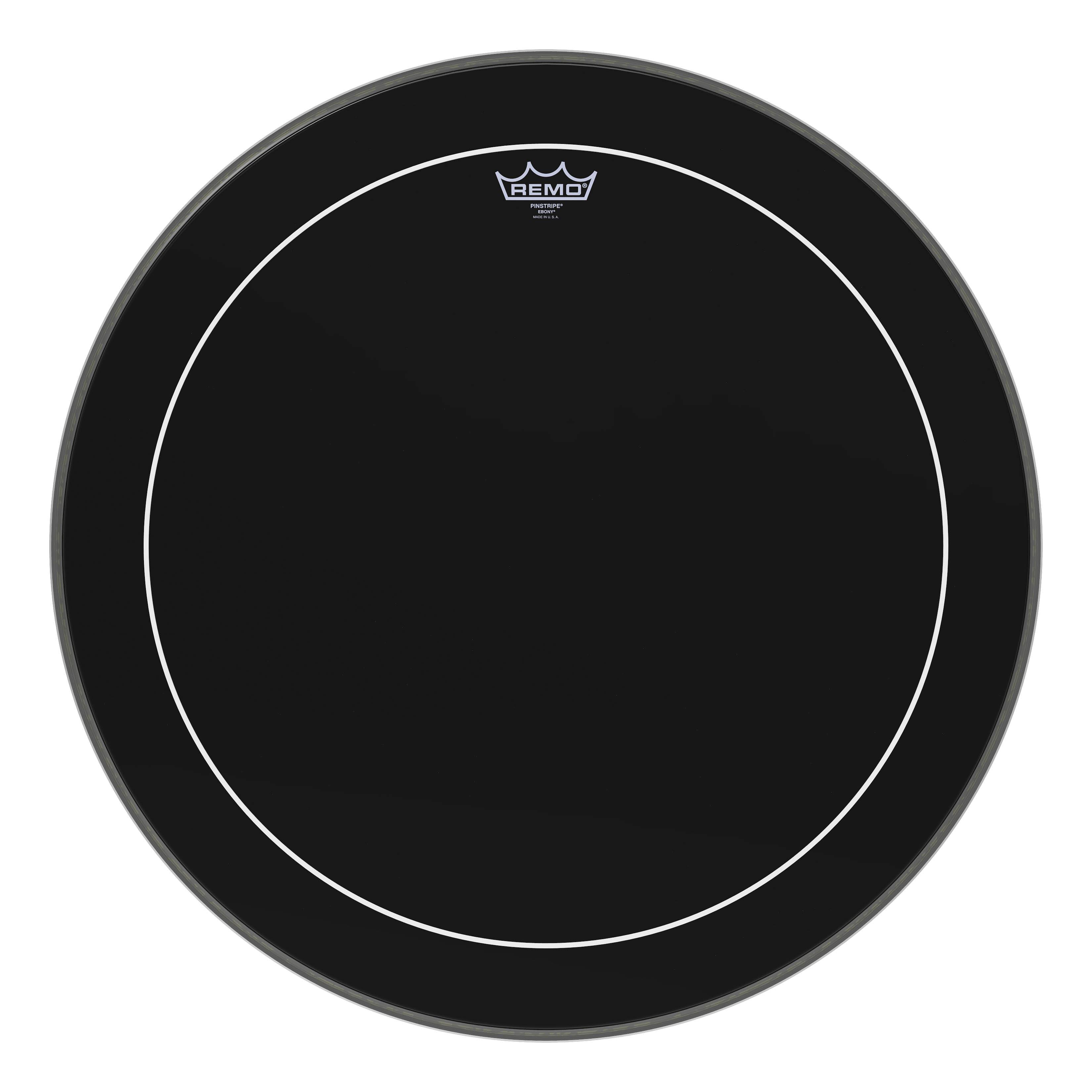 Remo - Bass, Pinstripe, Ebony, 24 Diameter price history on PriceWatchPro