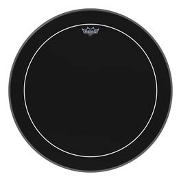 Remo - Bass, Pinstripe, Ebony, 24 Diameter