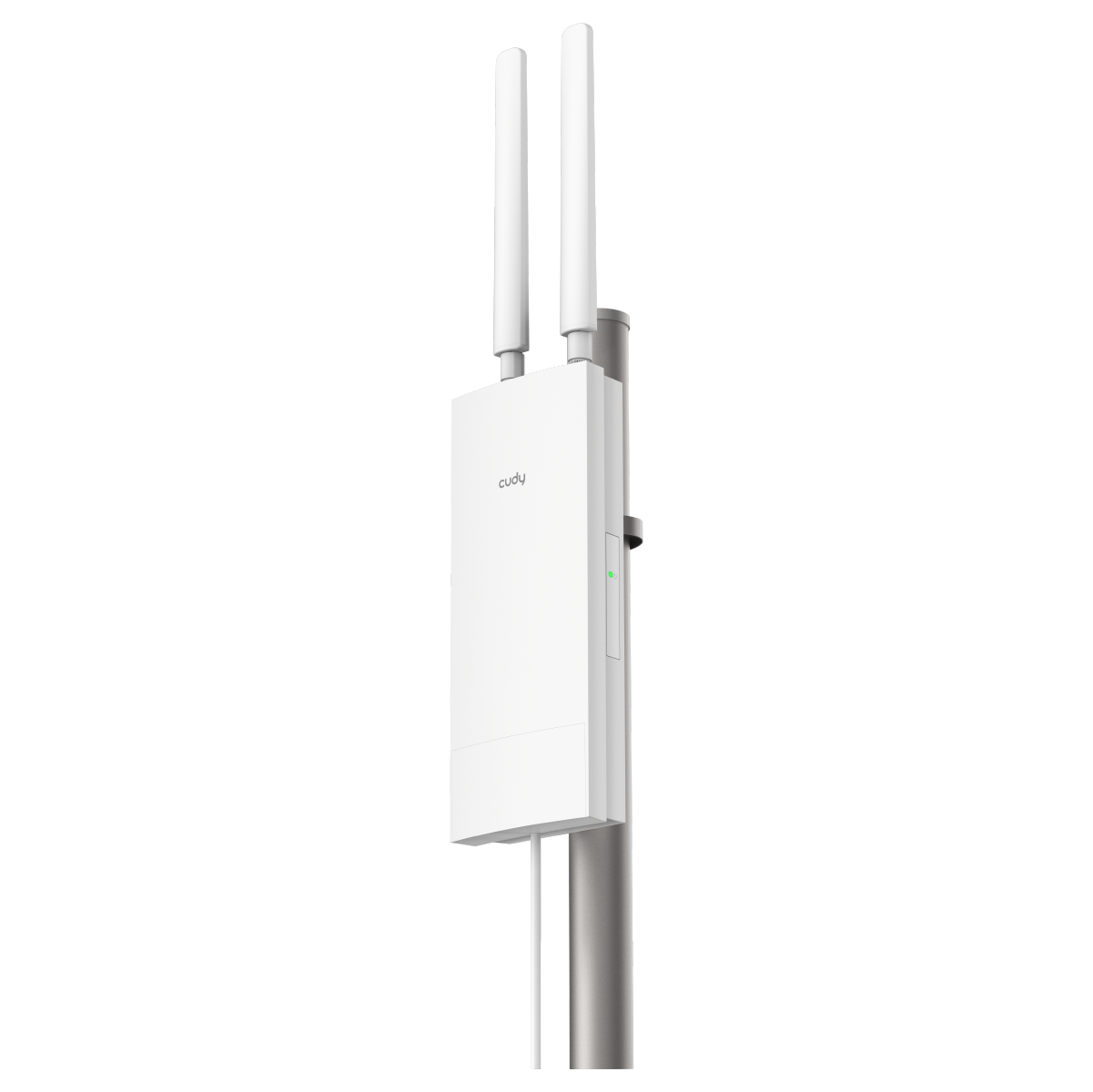 Back. Cudy - Indoor/Outdoor AX3000 High-Power Wi-Fi 6 Access Point - WHITE.
