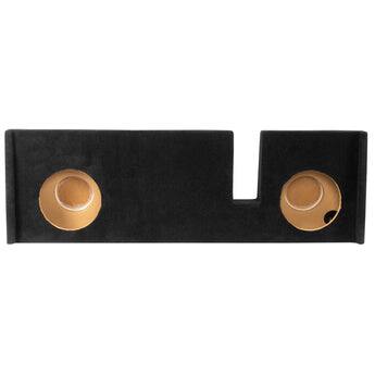 Left. NVX - 2009-2018 Ford F-150 Extended Cab - Custom-Fit Empty Dual 10" Sealed Subwoofer Enclosure - Black.
