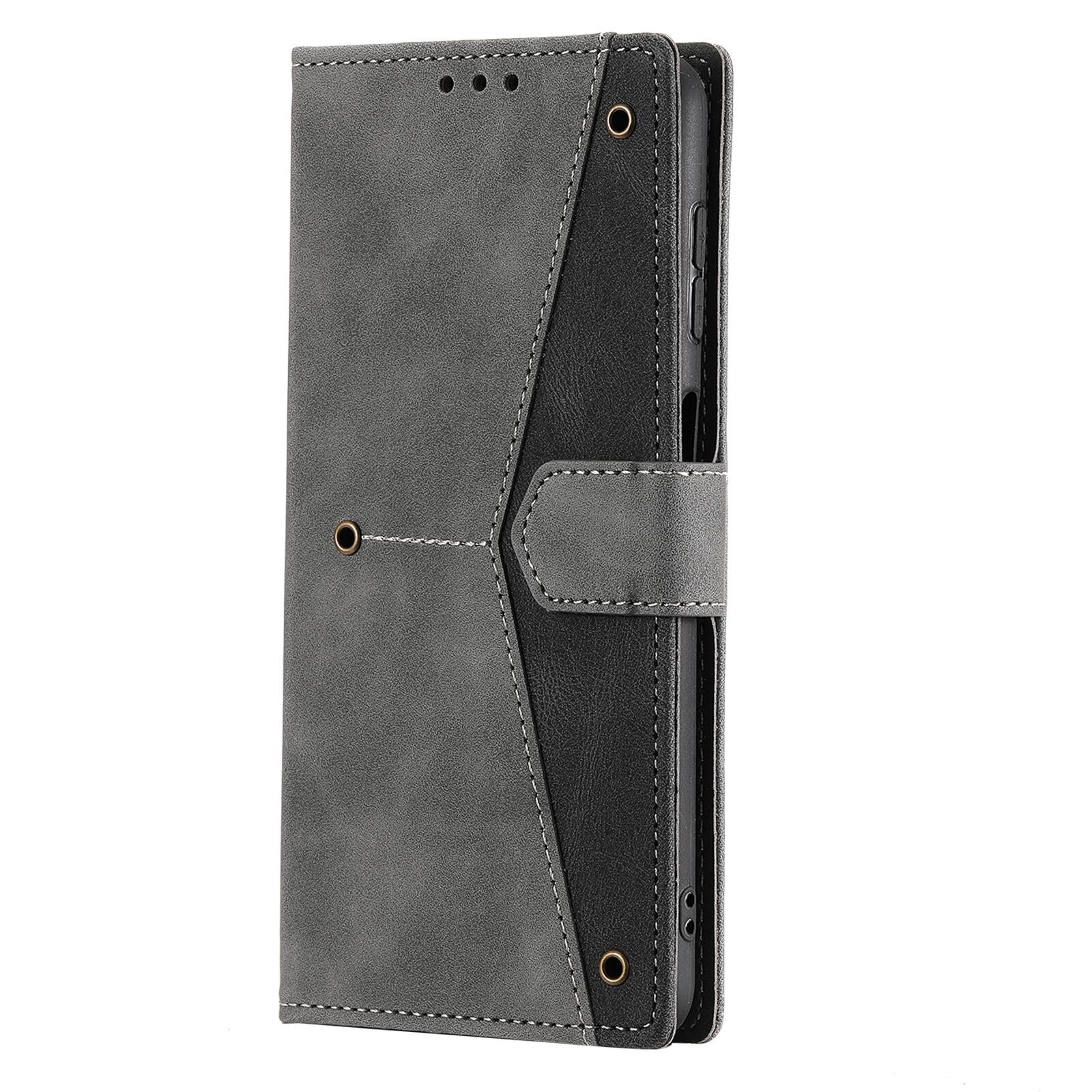Alt View 1. Dteck - Wallet Case for Apple iPhone 17 Pro,Vintage PU Leather Flip Card Holder Kickstand Magnetic Closure Phone Cover - Gray.
