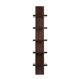 Danya B - Utility Column Spine Wall Shelves - Walnut