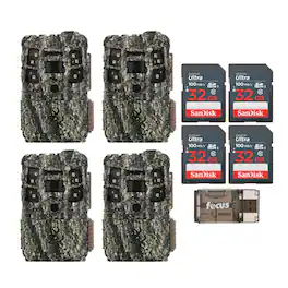 Browning - Defender Pro Scout MAX Trail Camera with Memory Card (4-Pack) Bundle