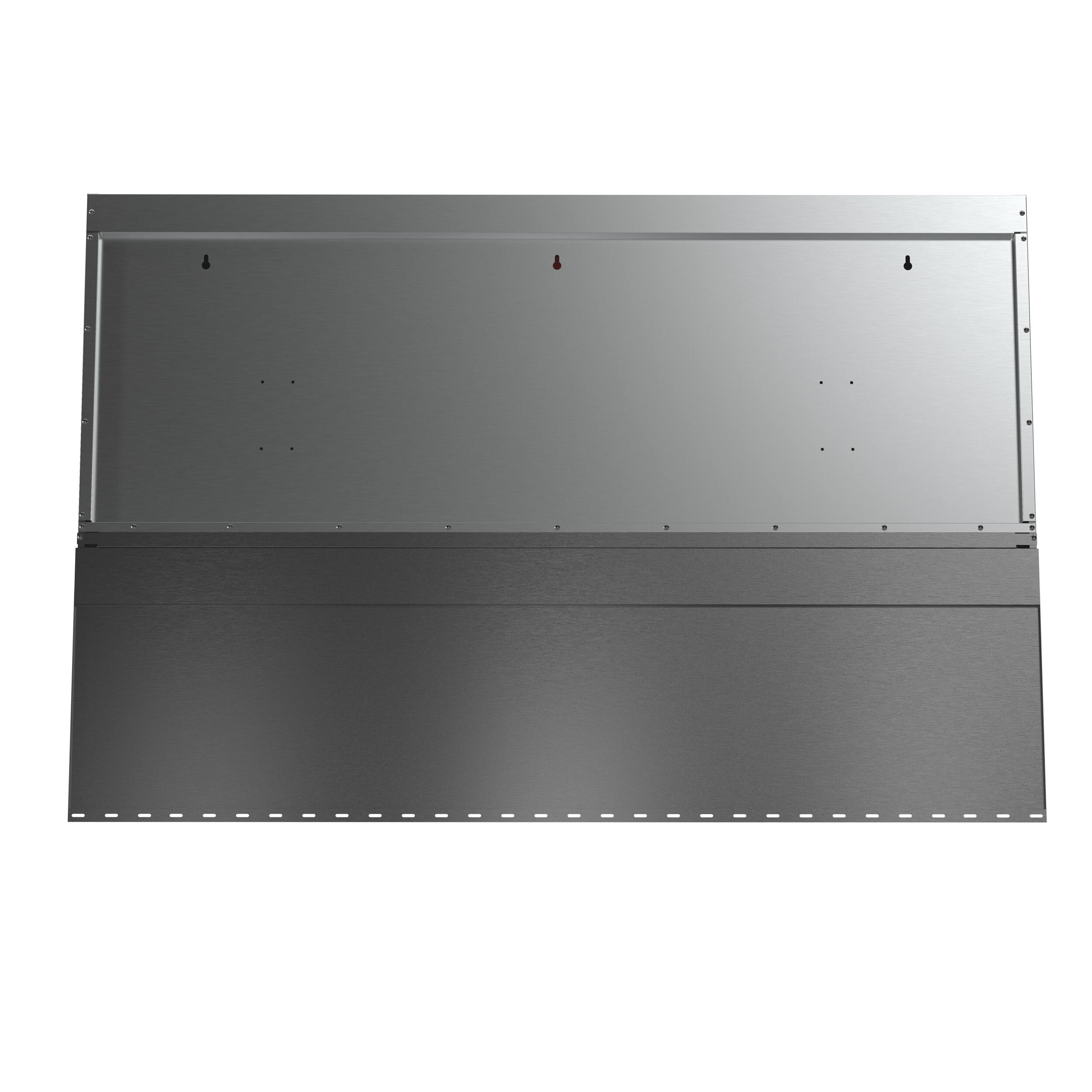 Back. Forno Appliances - Savona 60" Wall Mount Range Hood with Hybrid Filters - Silver.