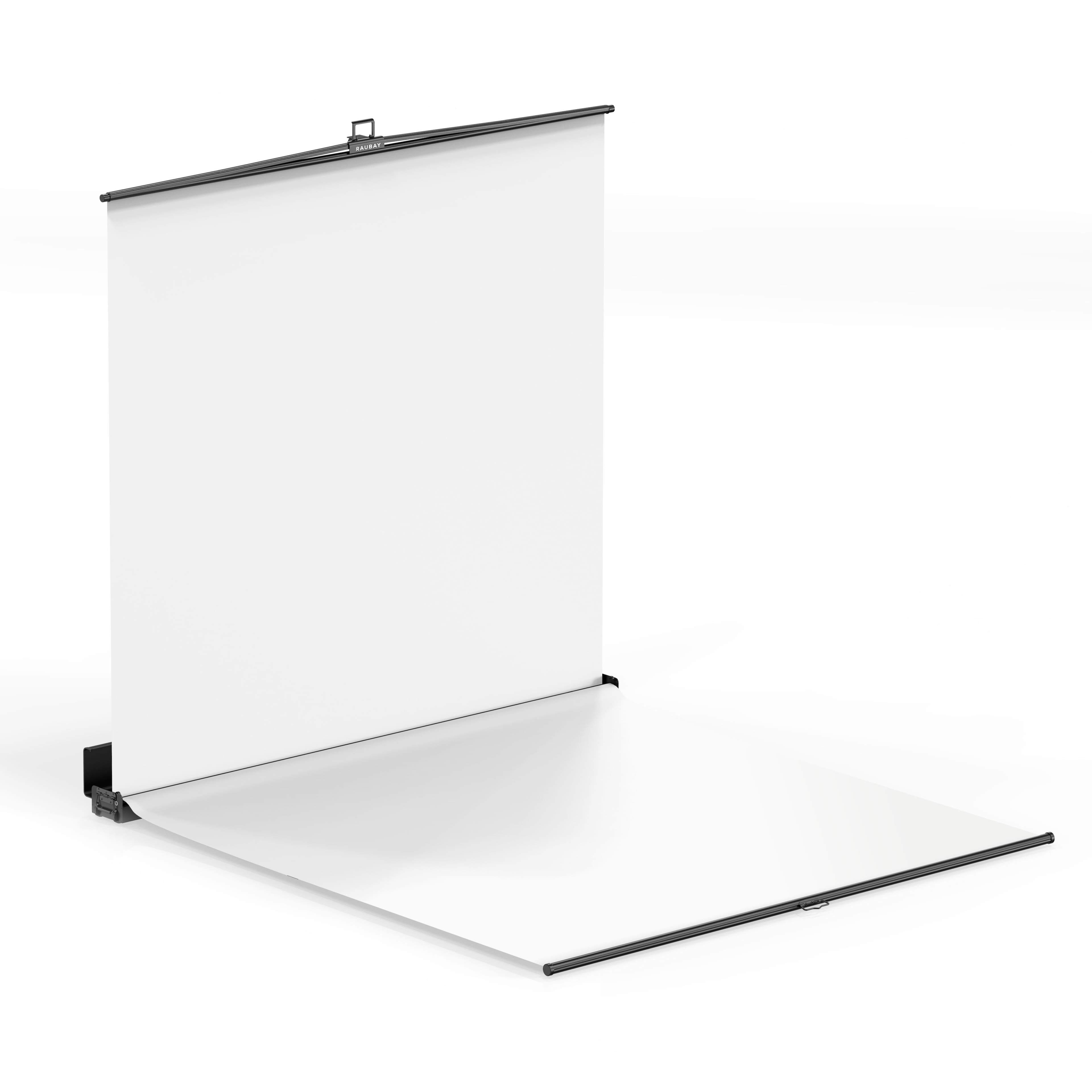 RAUBAY - Collapsible Screen - FloorFlex™ Backdrop with Floor Extension 7x7x7ft - Portable Retractable Background with Stand - White price history on PriceWatchPro