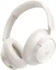 Front. Baseus - Baseus Bass BH1 NC Over-the-Ear Headphones,-45 dB ANC,LDAC Hi-Res,80-Hour Playtime,5-Mic Calls,Bluetooth 6.0 - White - White.