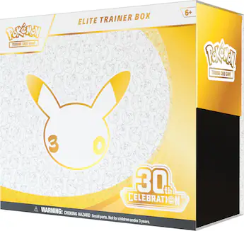 Pokémon Trading Card Game: 30th Celebration Elite Trainer Box 10 Pokémon Trading Card Game: 30th Celebration Elite Trainer Box 10
