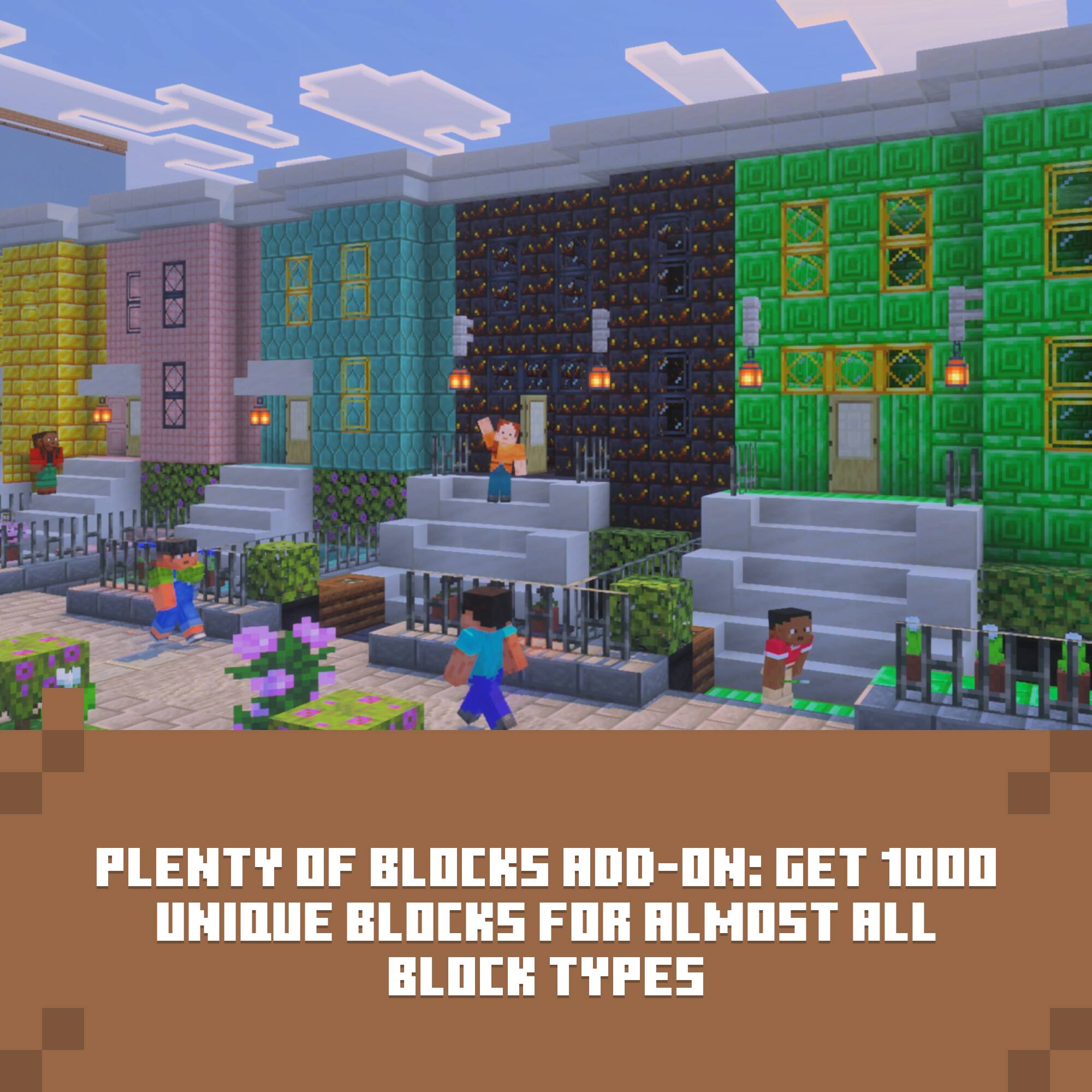 Plenty of Blocks Add-on: Get 1000 Unique Blocks for Almost All Block Types