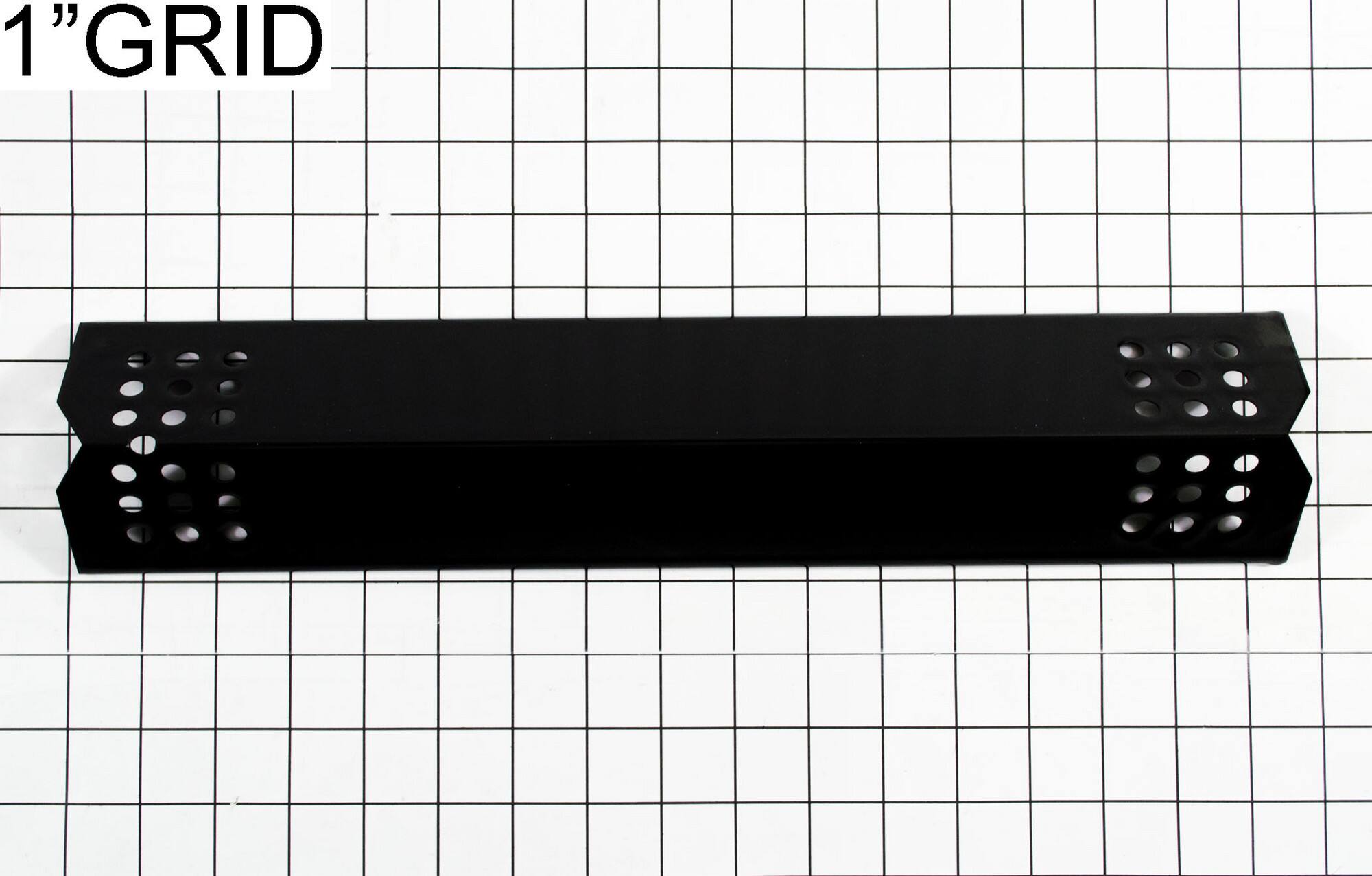 Alt View 1. Music City Metals - Music City Metals - MCM939073110 HEAT PLATE PORC STL 16.125 X 3.375 grates heat plates and angles.