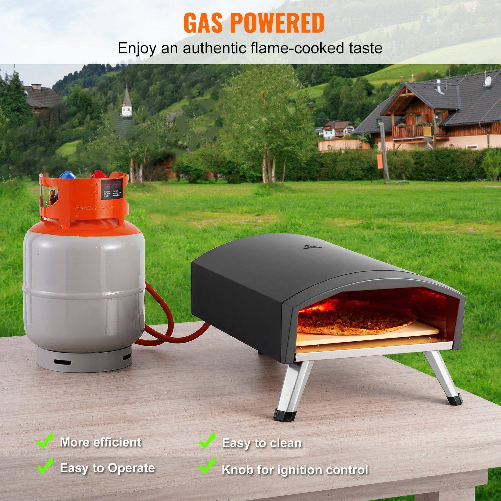 GAS POWERED  
Enjoy an authentic flame-cooked taste

- More efficient
- Easy to Operate
- Easy to clean
- Knob for ignition control