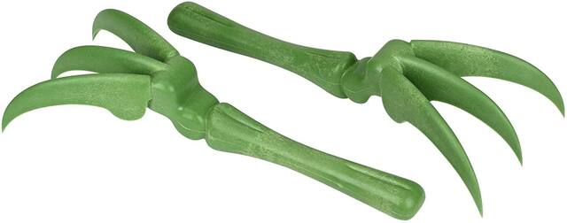 Front. UT Brands - Raptor Rippers Dinosaur Meat Claws BBQ & Kitchen Tool | Set of 2 - Green.
