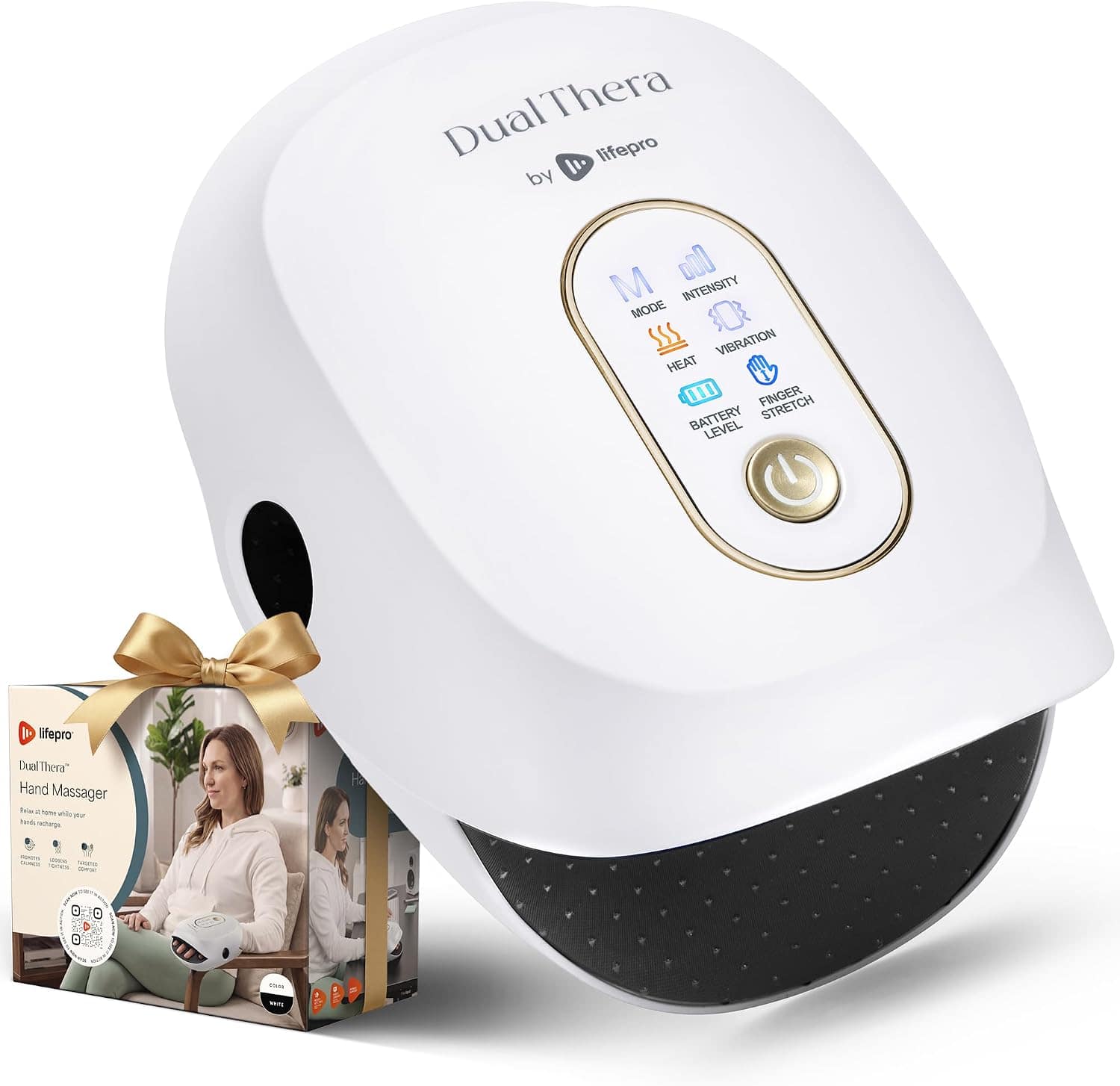 LifePro - DualThera Hand Massager with Heat & Compression, Cordless Finger Stretching Therapy Device price history on PriceWatchPro
