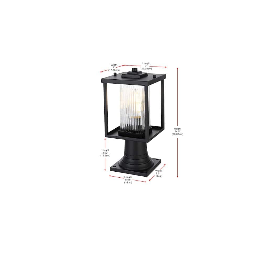 Elegant Lighting - Dover 7 inch Outdoor Pendant - Black price history on PriceWatchPro