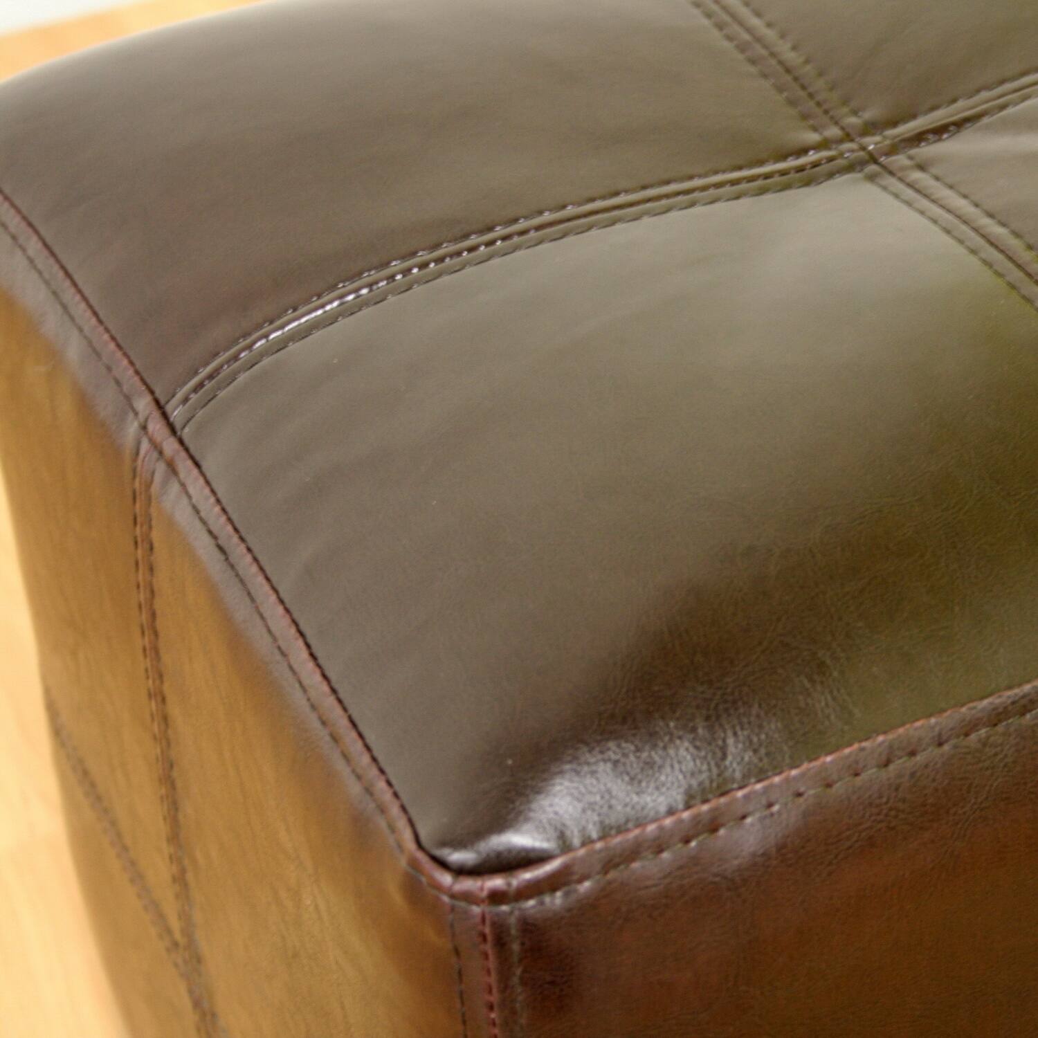 Baxton Studio - Nox Ottoman - Dark Brown price history on PriceWatchPro
