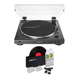 Audio-Technica - AT-LP60X Automatic Belt-Drive Stereo Turntable with Cleaner Kit