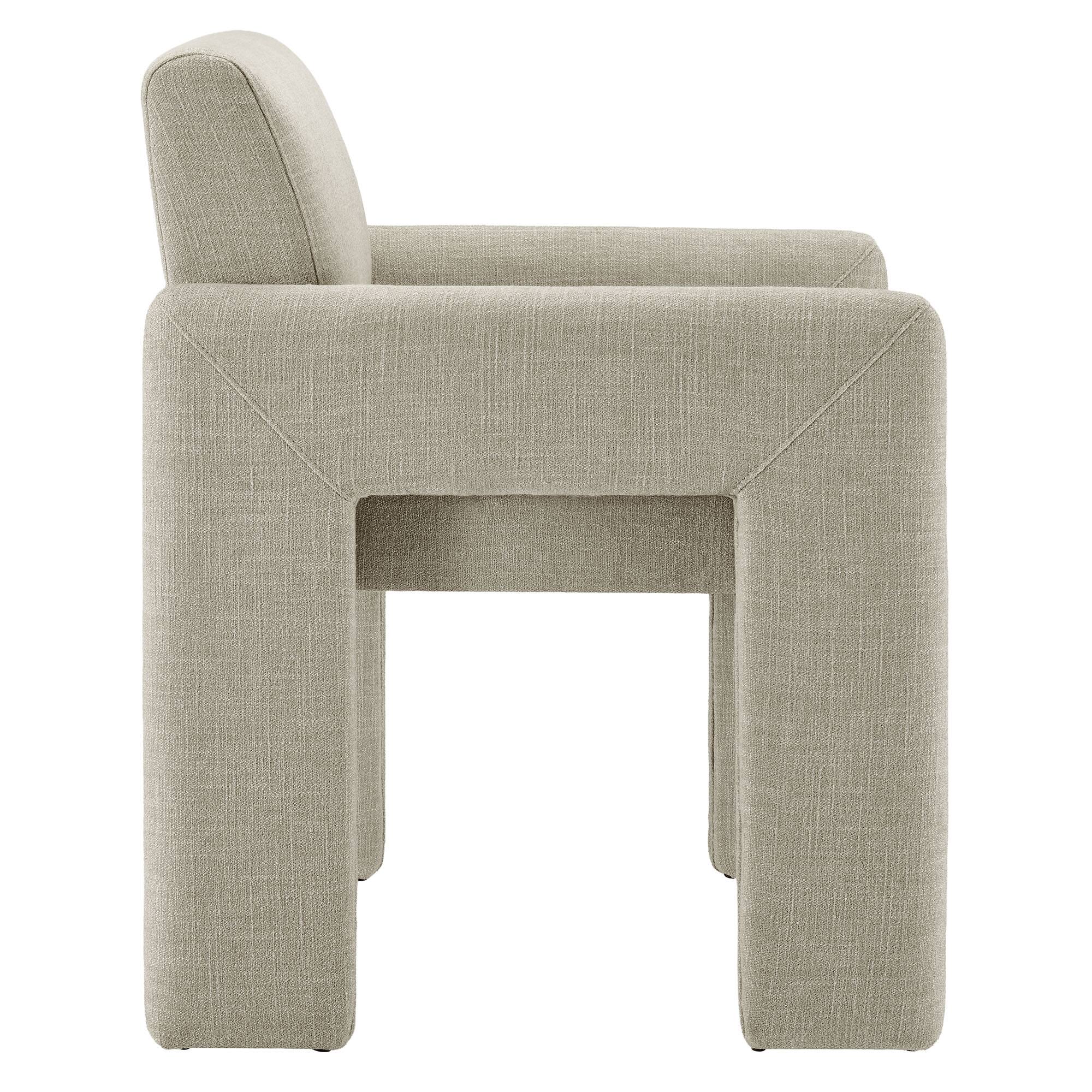 Alt View 2. Modway - Daven Upholstered Dining Chair by Modway - Linen.