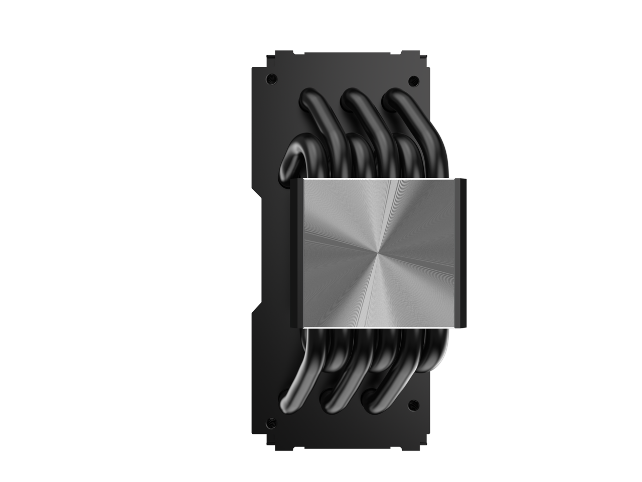 Alt View 4. Cooler Master - Cooler Master Hyper 612 APEX - Dual 120mm PWM Fans, 6 Heat Pipes, AMD/Intel Compatible - Black.